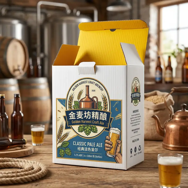 瓦楞自动锁底盒